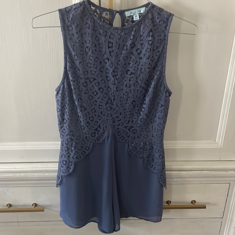 BLUE ROMPER